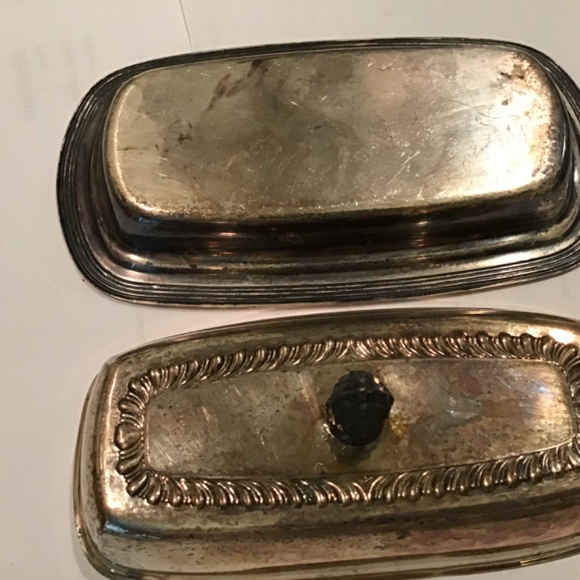 Vintage Butter Dish Silverplate FB Roger’s Silver Co-Home Dining Entertaining - Picture 4 of 5